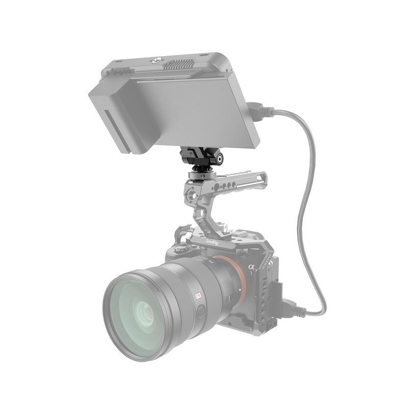 SmallRig Drop-in HawkLock mini Quick Release Monitor Mount with Cold Shoe 3514 - Filmgear Canada