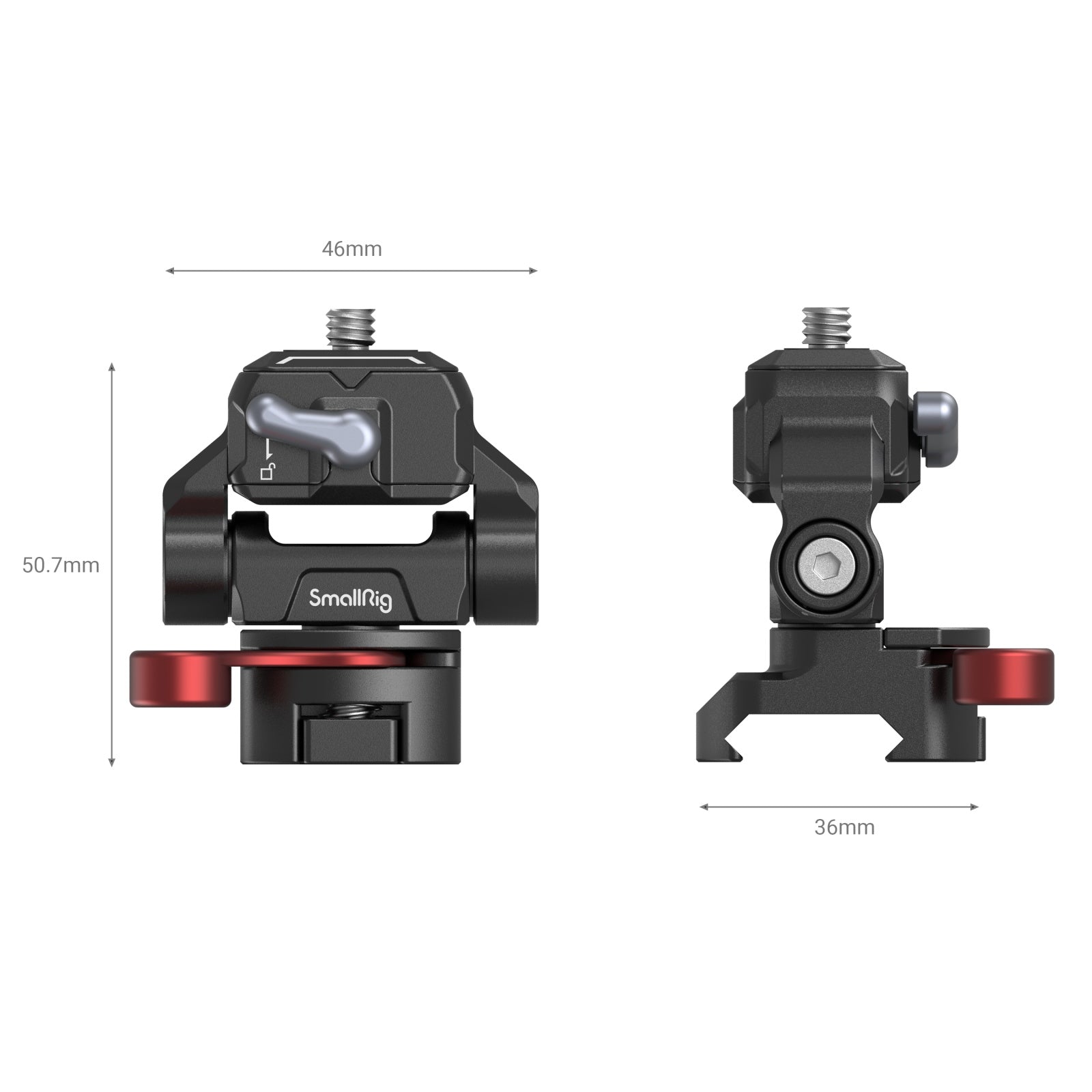 SmallRig Drop-in HawkLock mini Quick Release Monitor Mount with NATO Clamp 3601 - Filmgear Canada