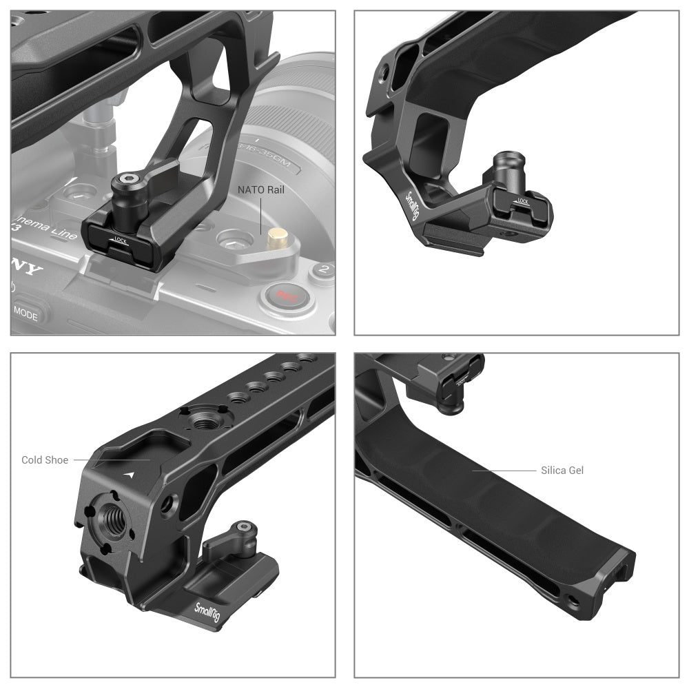 SmallRig NATO Top Handle（Lite）3766 - Filmgear Canada