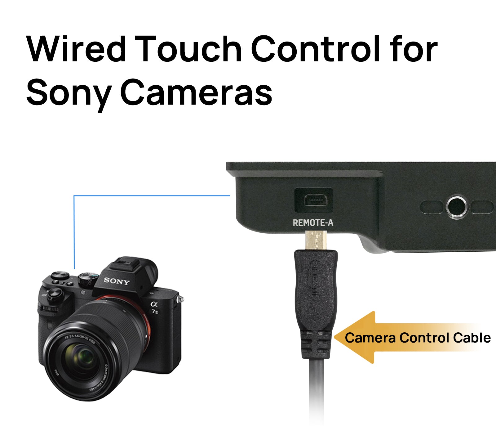 PortKeys LH5P II 4K HDMI 5.5'' 2200 NIT Touch Screen Monitor with Wireless/Wired Camera Control