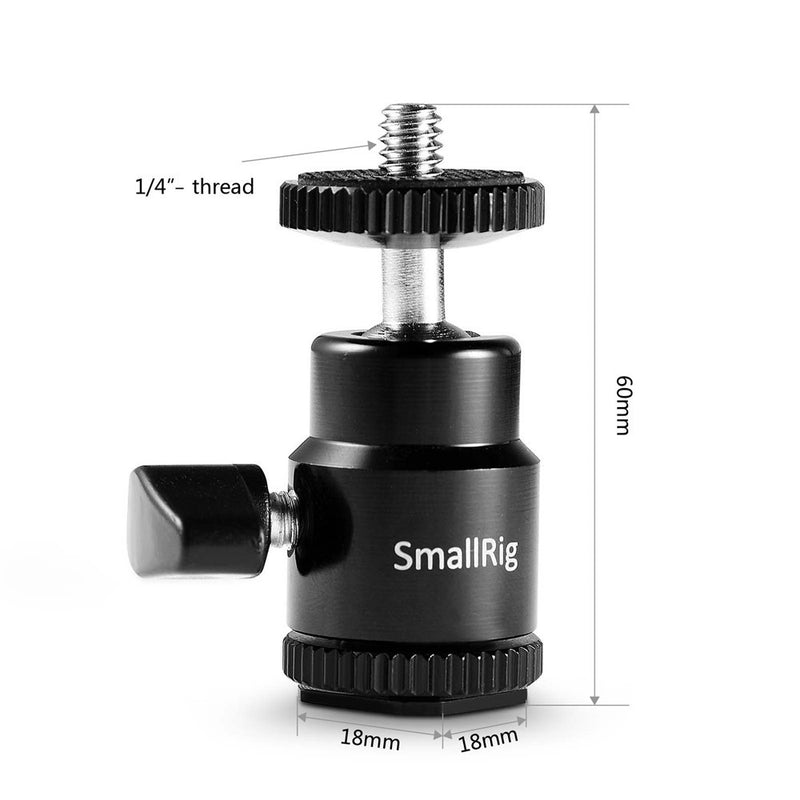 SmallRig Cold Shoe to 1/4" Threaded Adapter