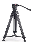 Teris TCE-CF PLUS Carbon Fiber Tripod Kit 7kg (15lb) Capacity 75mm Bowl Head - Filmgear Canada