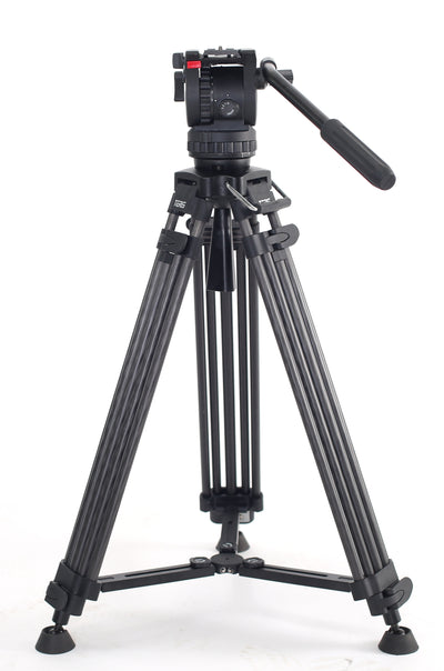 Teris TCE-CF PLUS Carbon Fiber Tripod Kit 7kg (15lb) Capacity 75mm Bowl Head - Filmgear Canada