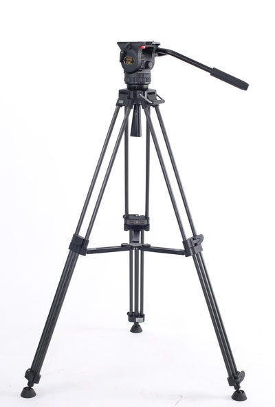 Teris TCE-CF PLUS Carbon Fiber Tripod Kit 7kg (15lb) Capacity 75mm Bowl Head - Filmgear Canada