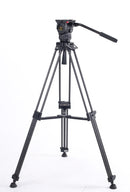 Teris TCE-CF PLUS Carbon Fiber Tripod Kit 7kg (15lb) Capacity 75mm Bowl Head - Filmgear Canada