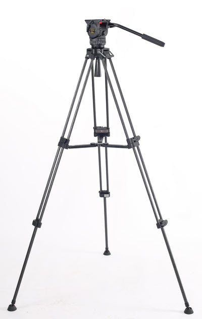 Teris TCE-CF PLUS Carbon Fiber Tripod Kit 7kg (15lb) Capacity 75mm Bowl Head - Filmgear Canada