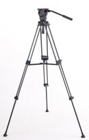 Teris TCE-CF PLUS Carbon Fiber Tripod Kit 7kg (15lb) Capacity 75mm Bowl Head - Filmgear Canada