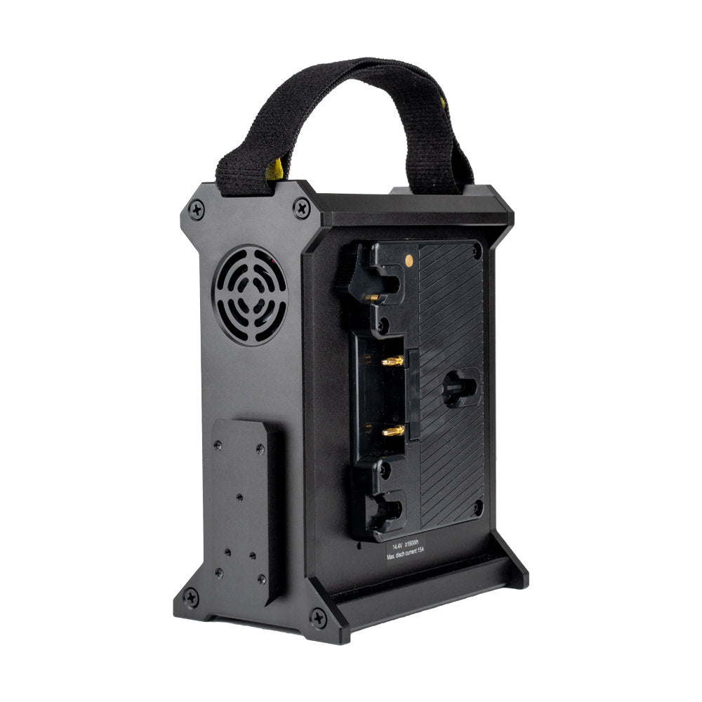 Aputure 2-Bay Battery Power Station, V-Mount/Gold Mount – Filmgear