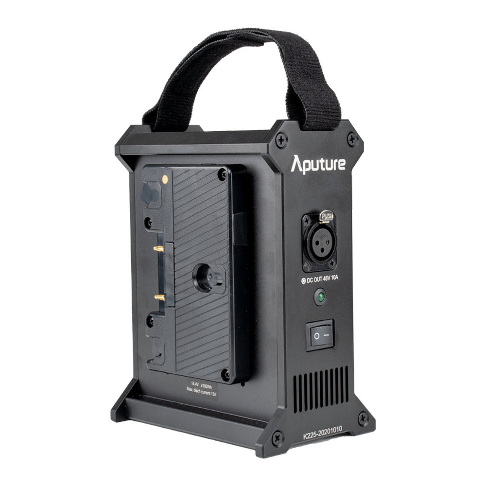 Aputure 2-Bay Battery Power Station, V-Mount/Gold Mount – Filmgear