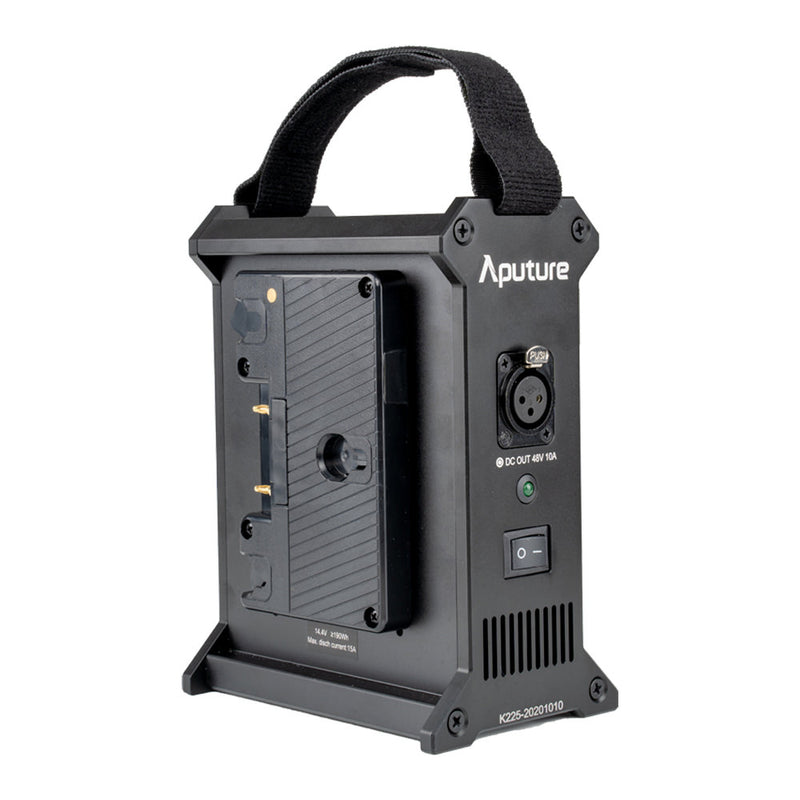 Aputure 2-Bay Battery Power Station for Nova P300c and Amaran COB LED - Filmgear Canada