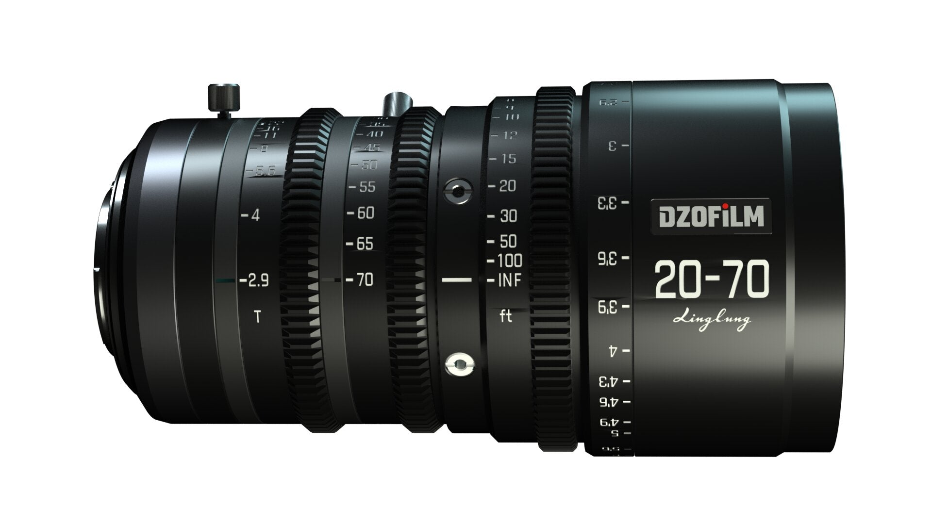 DZOFILM DZOFilm LingLung 20-70mm T2.9 MFT Parfocal Cine Lens - Film Gear Canada