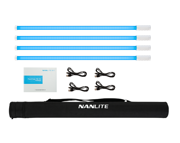 Nanlite PavoTube T8-7X RGBWW LED Pixel Tube (3') 4-Lights Kit