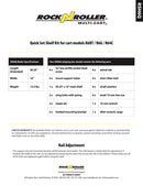 RockNRoller Quick Set Shelf for Multi-Cart R6 - Filmgear Canada