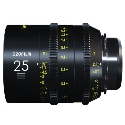 DZOFILM Full Frame Vespid Cine Prime 25mm T2.1 Lens (PL Mount) - Filmgear Canada