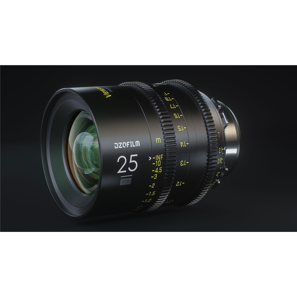 DZOFILM Full Frame Vespid Cine Prime 25mm T2.1 Lens (PL Mount) - Filmgear Canada