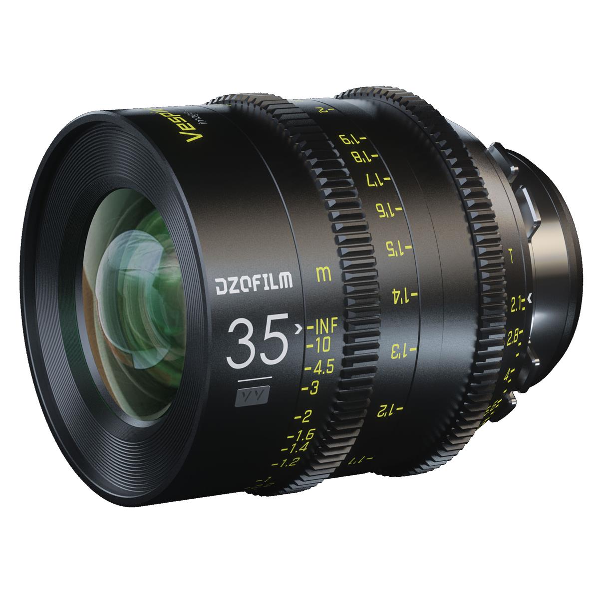 DZOFILM Vespid Full Frame Cine Prime 35mm T2.1 Lens (PL Mount) - Filmgear Canada