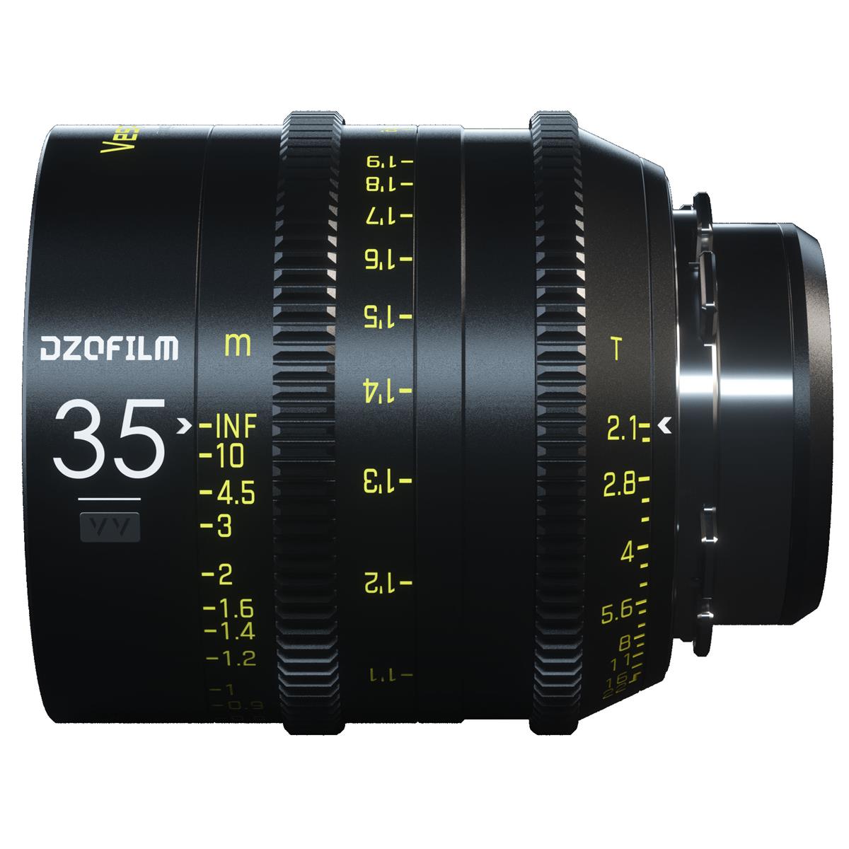 DZOFILM VESPID PRIME 35mm T2.1 + アダプター DZOFILM Vespid Full Frame Cine Prime 35mm T2.1 Lens (PL/EF