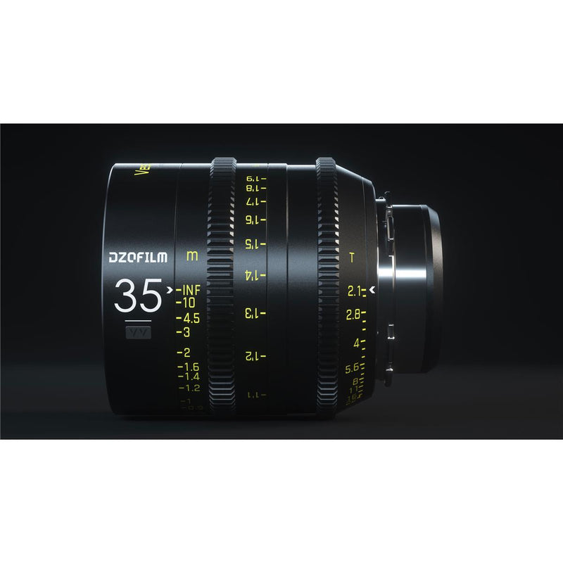 DZOFILM Vespid Full Frame Cine Prime 35mm T2.1 Lens (PL Mount) - Filmgear Canada