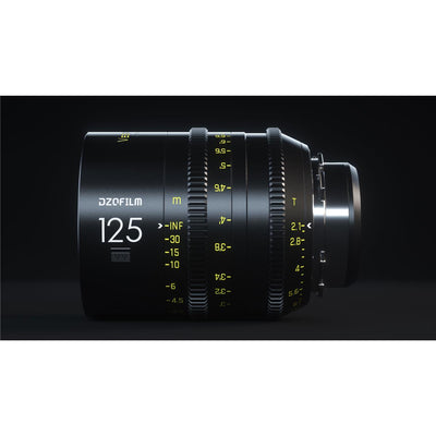 DZOFILM Vespid Full Frame Cine Prime 125mm T2.1 Lens (PL Mount) - Filmgear Canada