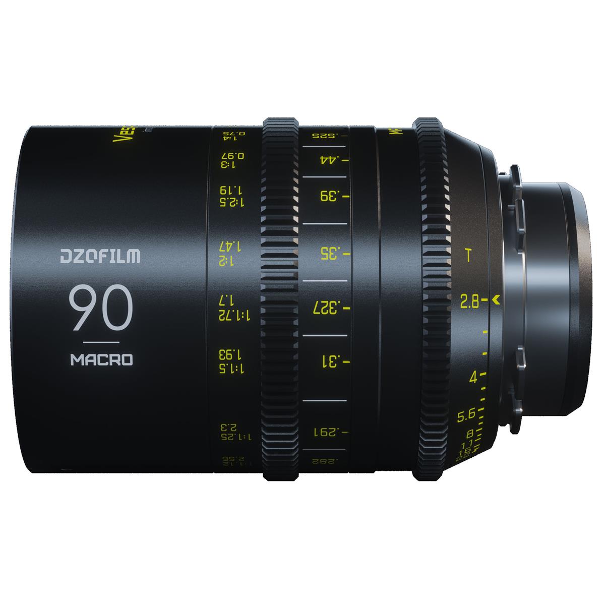 DZOFILM Vespid Full Frame Cine Prime 90mm Macro T2.8 Lens (PL Mount) - Filmgear Canada