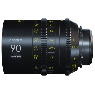 DZOFILM Vespid Full Frame Cine Prime 90mm Macro T2.8 Lens (PL Mount) - Filmgear Canada