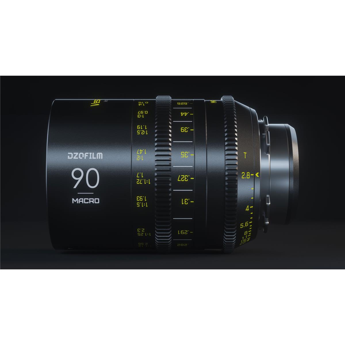 DZOFILM Vespid Full Frame Cine Prime 90mm Macro T2.8 Lens (PL Mount) - Filmgear Canada