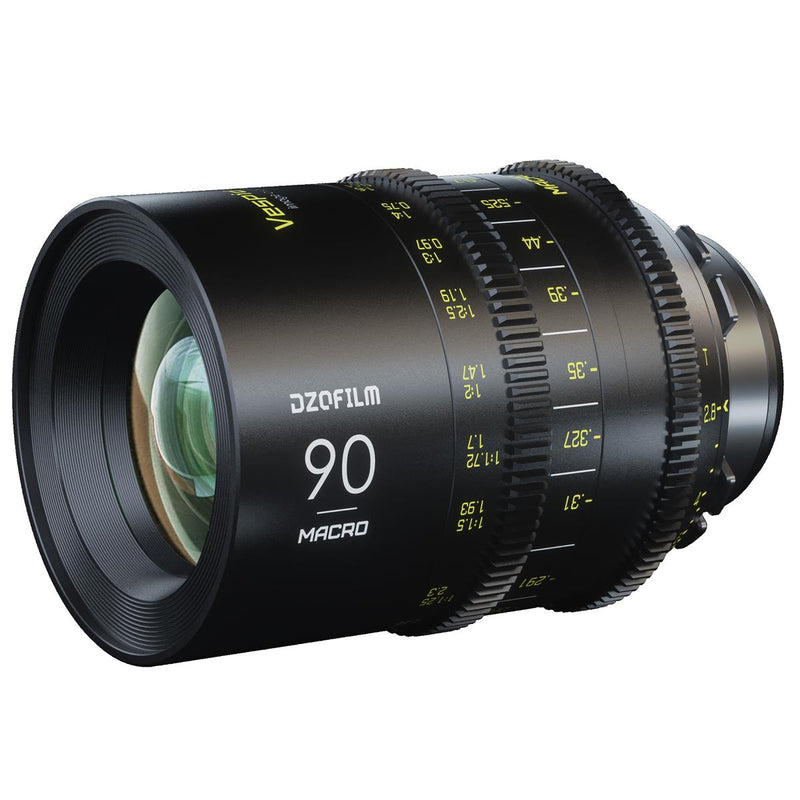 DZOFILM Vespid Full Frame Cine Prime 90mm Macro T2.8 Lens (PL Mount) - Filmgear Canada