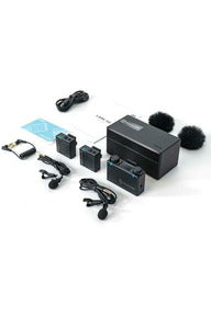 Hollyland LARK 150 2-Person Compact Digital Wireless Microphone System (2.4 GHz, Black) - Filmgear Canada