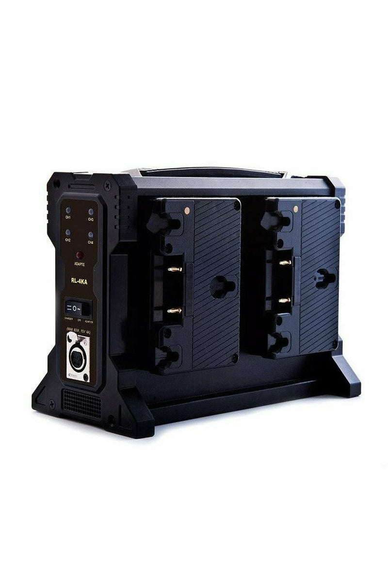 Rolux 4KS Quad Battery Four Channel Charger - Filmgear Canada