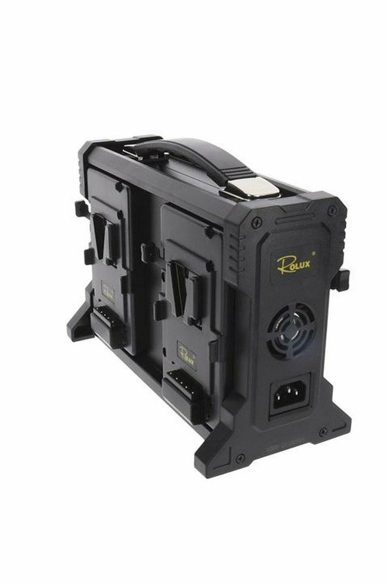 Rolux 4KS Quad Battery Four Channel Charger - Filmgear Canada