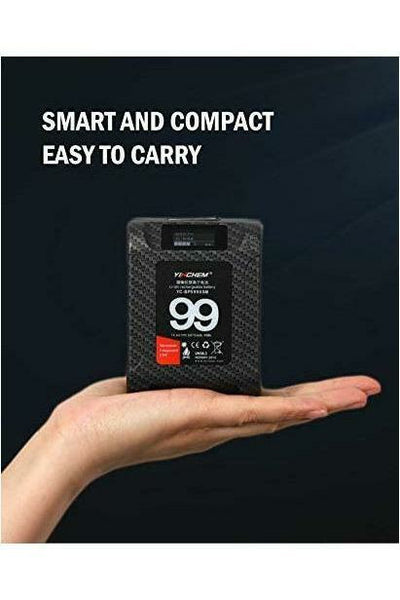 Rolux (YINCHEM) 14.4V 99Wh Mini Pocket Compact Lithium-Ion V-Mount Battery Two D-Tap Two USB - Filmgear Canada