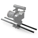 SmallRig 2 pcs 15mm Black Aluminum Alloy Rod (Multiple Sizes) - Filmgear Canada