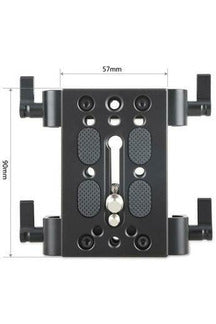 SmallRig Baseplate with Dual 15mm Rod Clamp