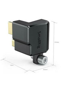 SmallRig HDMI & Type-C Right-Angle Adapter for BMPCC 4K Camera Cage