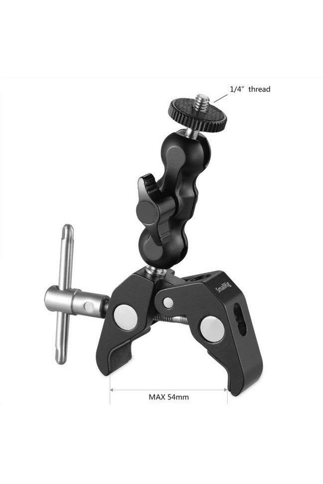 SmallRig Multi-Functional Crab-Shaped Clamp with Ballhead Magic Arm #2164 - Filmgear Canada