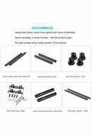 SMALLRIG 2PCS 15MM BLACK ALUMINUM ALLOY ROD(M12-15CM) - Filmgear Canada