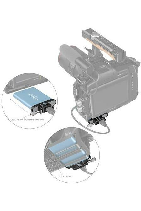 SmallRig T5 SSD Cable Clamp for BMPCC 6K Pro