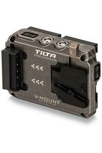 Tilta Dual Canon BP to V-Mount Battery Plate Adapter for RED Komodo (Tactical Gray) - Filmgear Canada