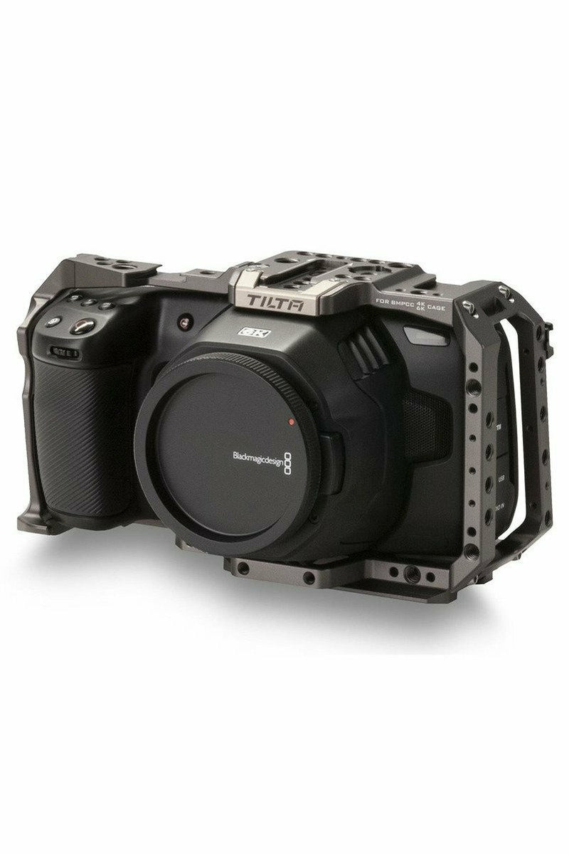 Tilta Full Camera Cage for Blackmagic Design Pocket Cinema Camera 4K/6K (Tilta Gray) - Filmgear Canada