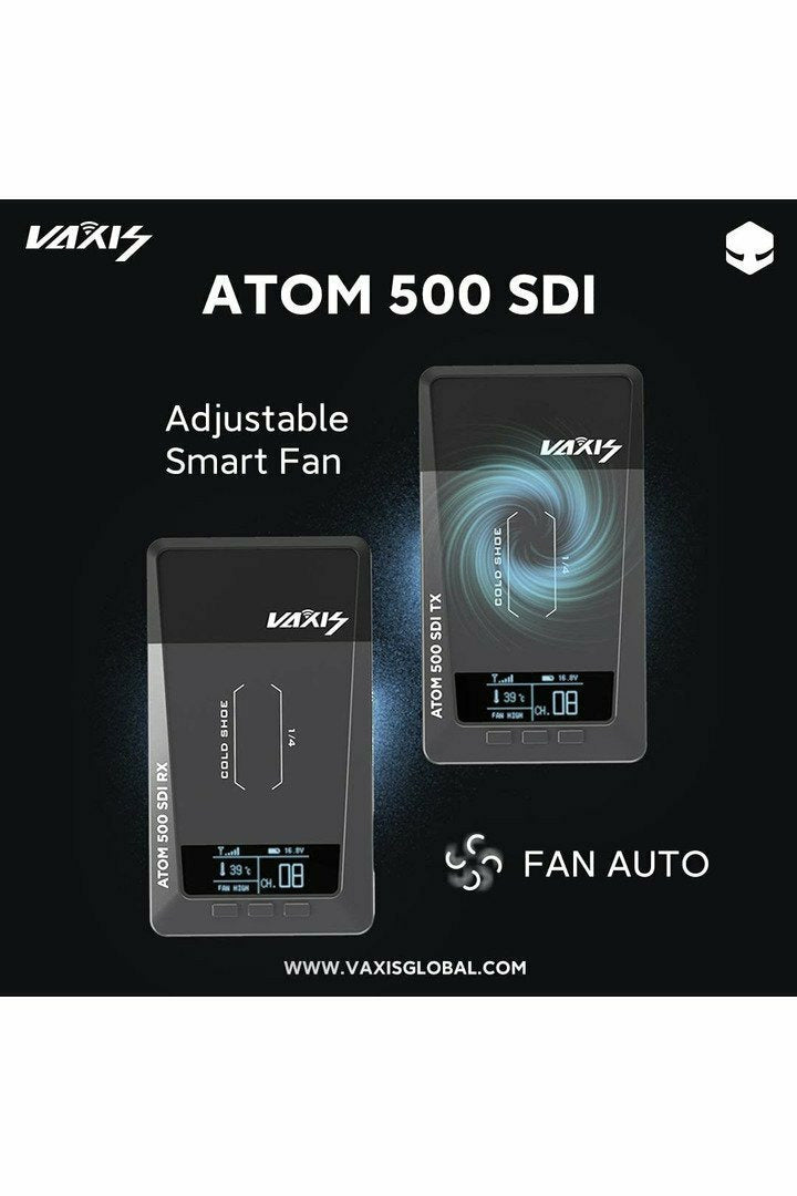 Vaxis Atom 500 SDI Wireless 1080P HD Video Transmitter and Receiver Kit (SDI/HDMI) - Filmgear Canada