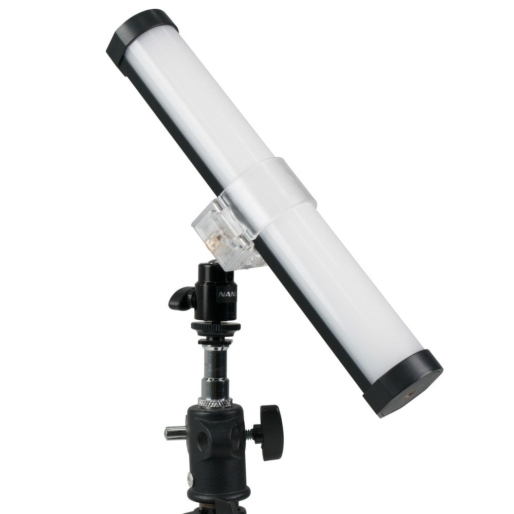 Nanlite PavoTube Transparent Polycarbonate Clip with Mini Ball Head